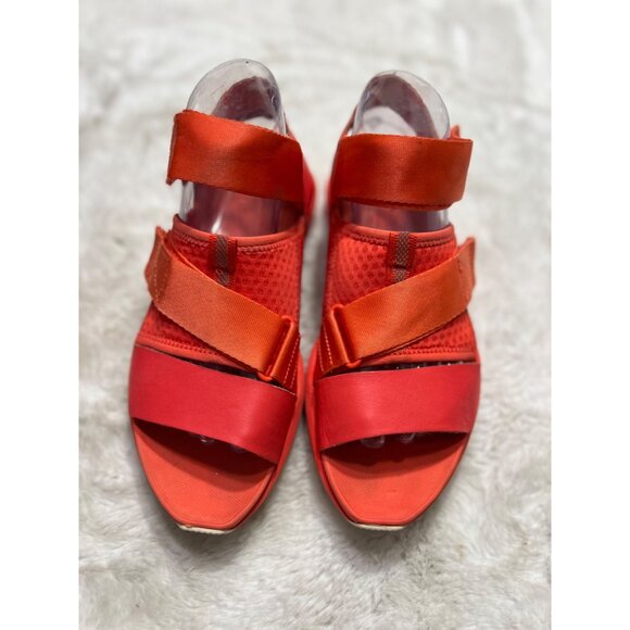 Sorel kinetic Impact Red Strappy Platform Sandal women size 8.5 - Picture 3 of 10